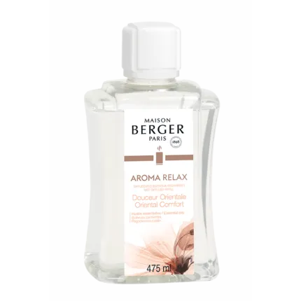 Freigestellte Flasche Maison Berger Paris Aroma Relax mit 475 ml