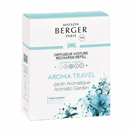 Maison Berger Aroma Travel Autoduft-Nachfüller in Verpackung