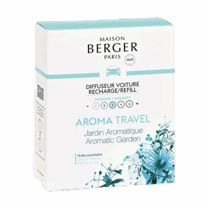 Maison Berger Aroma Travel Autoduft-Nachfüller in Verpackung