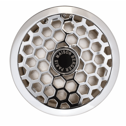 Runder Diffuser mit Wabenmuster und Maison Berger Paris Logo