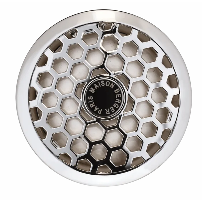 Runder Diffuser mit Wabenmuster und Maison Berger Paris Logo