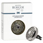 Maison Berger Paris Autoduft-Diffuser mit Verpackung und rundem Lüftungsgitter-Clip