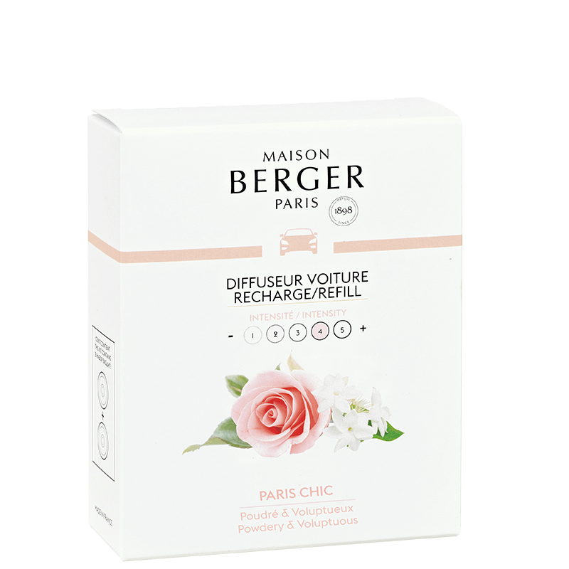 Paris Chic Autoduft-Nachfüller Maison Berger Paris Chic Nachfüller-Verpackung für Autoduft
