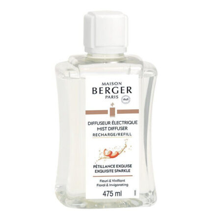 Maison Berger Paris Nachfüllflasche für elektrischen Diffuser mit Etikett, 475 ml