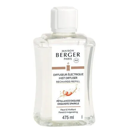 Maison Berger Paris Nachfüllflasche für elektrischen Diffuser mit Etikett, 475 ml