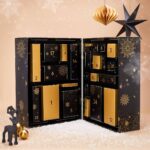 Geöffneter Sparkling Winter Adventskalender mit nummerierten Fächern 1 bis 24