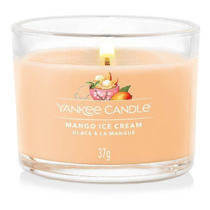 Brennende Yankee Candle Mango Ice Cream 37g im Glasbehälter
