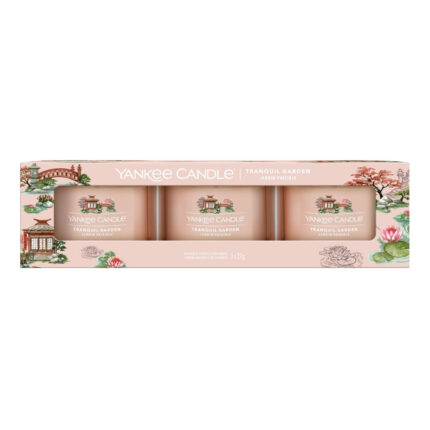 Verpackte Yankee Candle Tranquil Garden Glasvotivkerzen