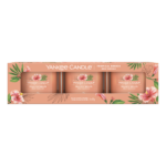 Tropical Breeze Dreierpack mit drei Yankee Candle Glasvotivkerzen