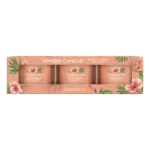 Tropical Breeze Dreierpack mit drei Yankee Candle Glasvotivkerzen