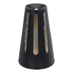 Schwarzer Aroma-Diffuser mit beleuchteten länglichen Öffnungen