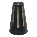 Schwarzer Aroma-Diffuser mit beleuchteten länglichen Öffnungen