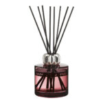 Nahaufnahme eines Raumduft-Diffusers mit mehreren schwarzen Duftstäbchen