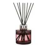 Nahaufnahme eines Raumduft-Diffusers mit mehreren schwarzen Duftstäbchen