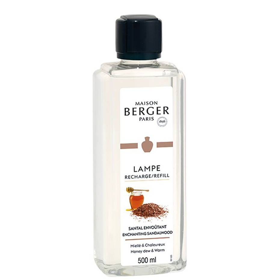 Maison Berger Nachfüller 500 ml Flasche Maison Berger Paris Lampen-Nachfüller mit Etikett und schwarzem Verschluss