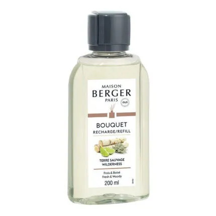 Flasche mit Maison Berger Paris Bouquet Refill Terre Sauvage, 200 ml
