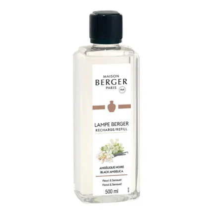 Frontansicht der Maison Berger Paris Nachfüllflasche Angélique Noire