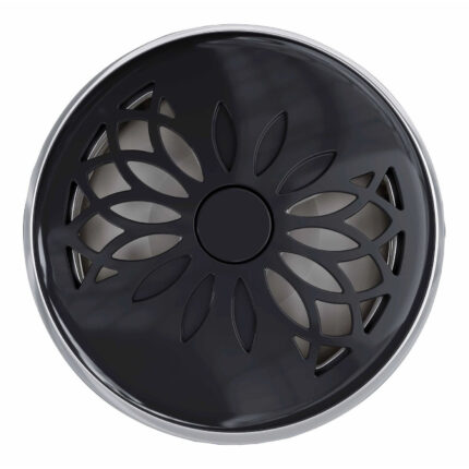Frontblende des runden Autoduft-Diffusers mit Blumenmuster