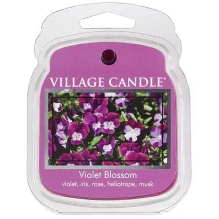 Violet Blossom Verpackung mit Blumenmotiv und sichtbarer Duftnotenliste