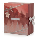 Yankee Candle Adventskalender mit Geschenkband und Weihnachtsmotiv