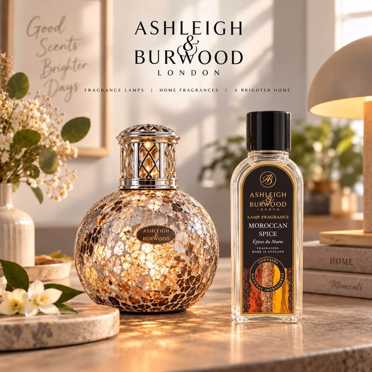 Ashleigh & Burwood Duftlampe in herbstlicher Dekoration