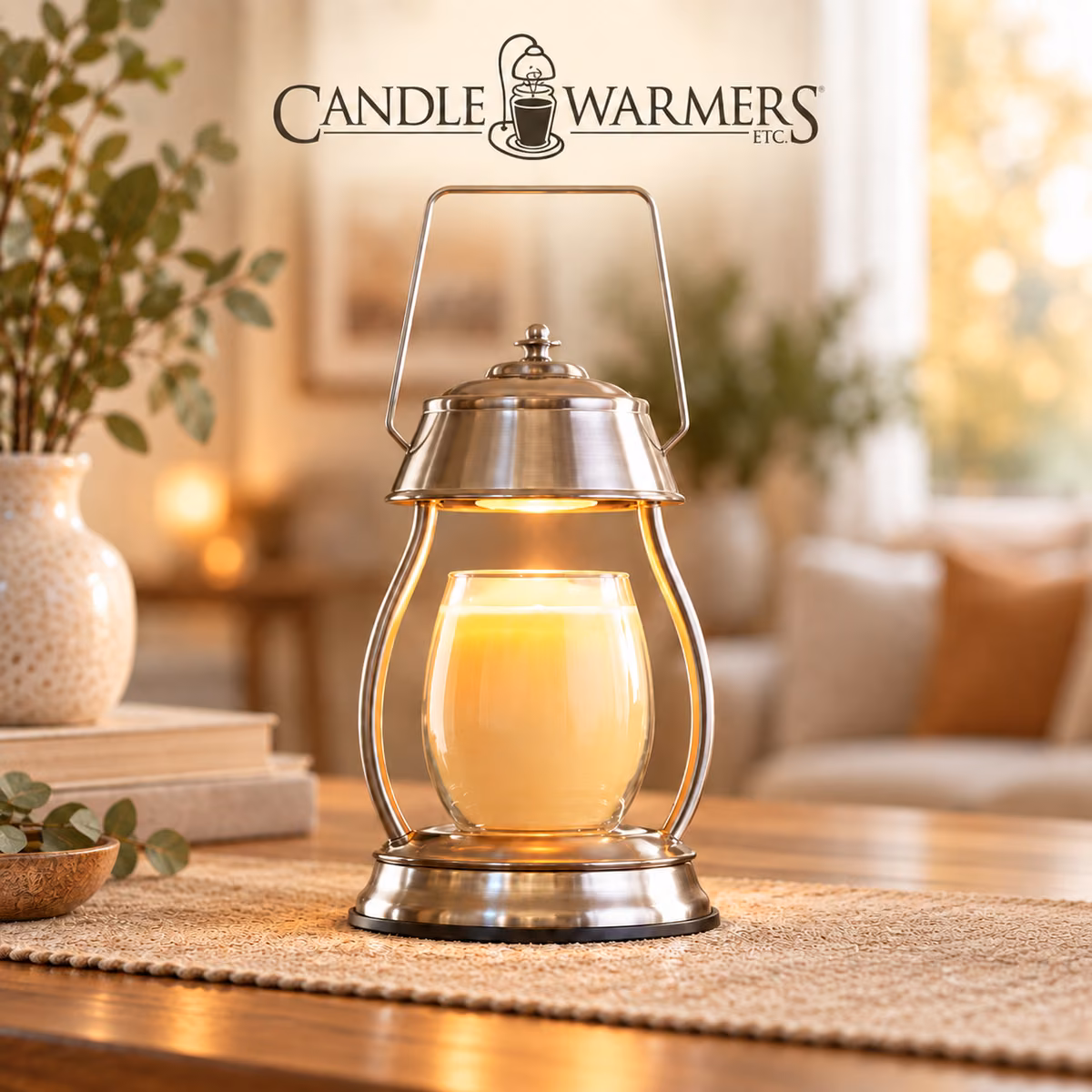 Candle Warmers Duftlampe in herbstlicher Dekoration