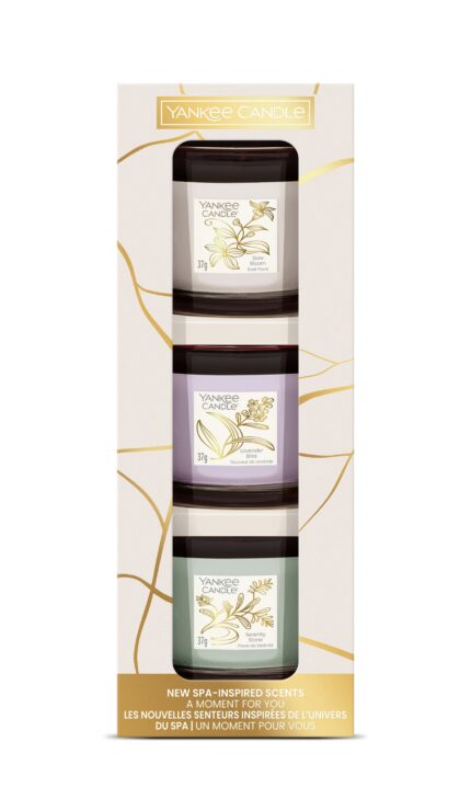 3 Glasvotivkerzen à 37g Geschenkset Little Treasures – Hauptansicht