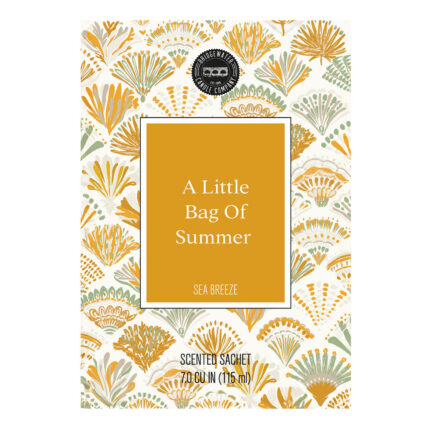 Bridgewater Scented Sachet in gemusterter Verpackung mit Aufdruck Sea Breeze
