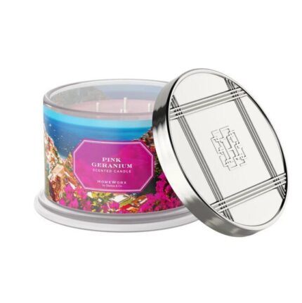 Amalfi Pink Geranium 510g (4-Docht) – Produktansicht