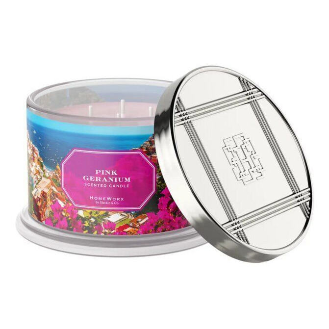 Produktbild Amalfi Pink Geranium 510g (4-Docht) – Hauptansicht