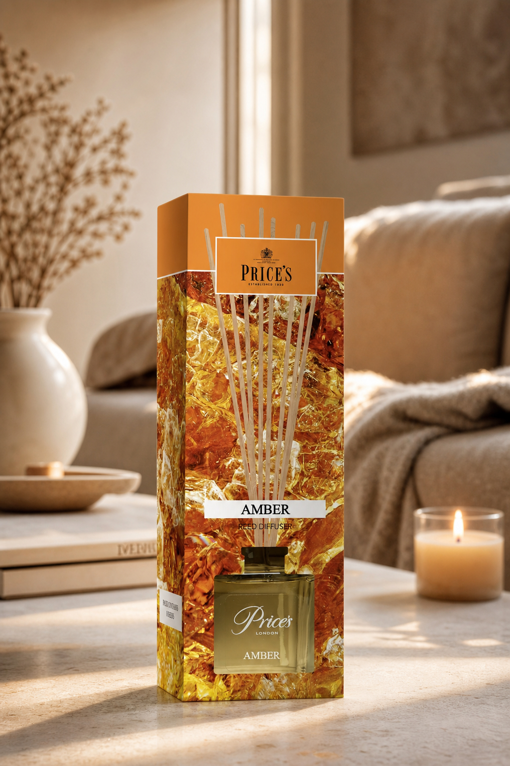 Amber 100ml in einer stimmungsvollen Anwendungsszene
