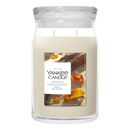 Amber & Sandalwood Signature 567g (2-Docht) – Hauptansicht