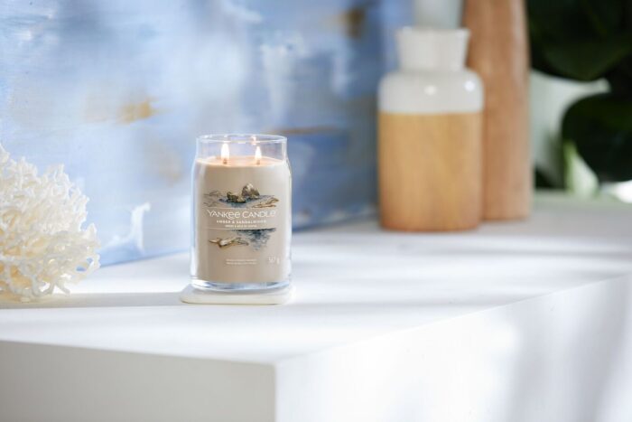 Amber & Sandalwood Signature Large Jar 567g 2-Docht – Produktansicht