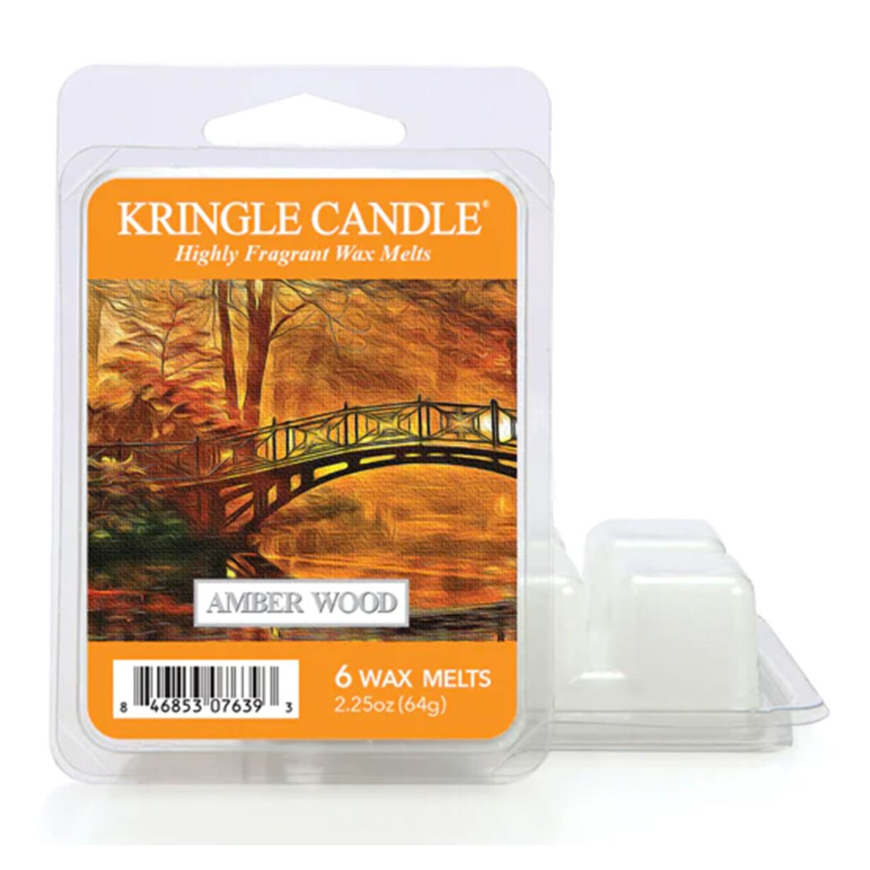 Produktbild Amber Wood Wax Melts 64g – Hauptansicht