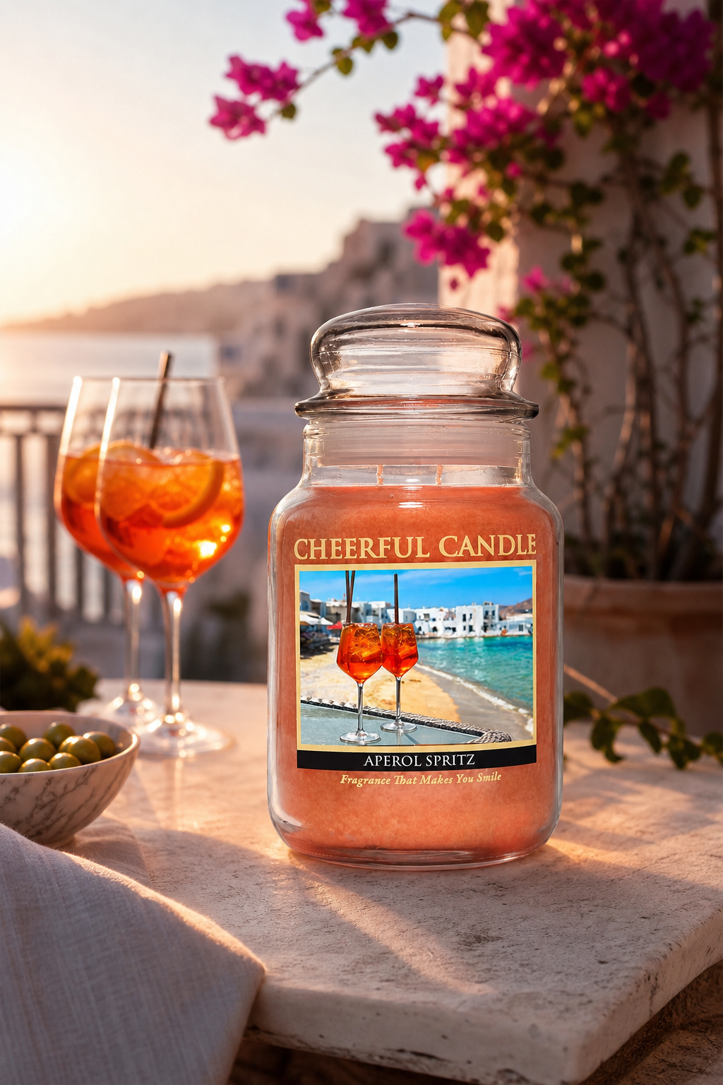 Aperol Spritz 680g in einer stimmungsvollen Anwendungsszene