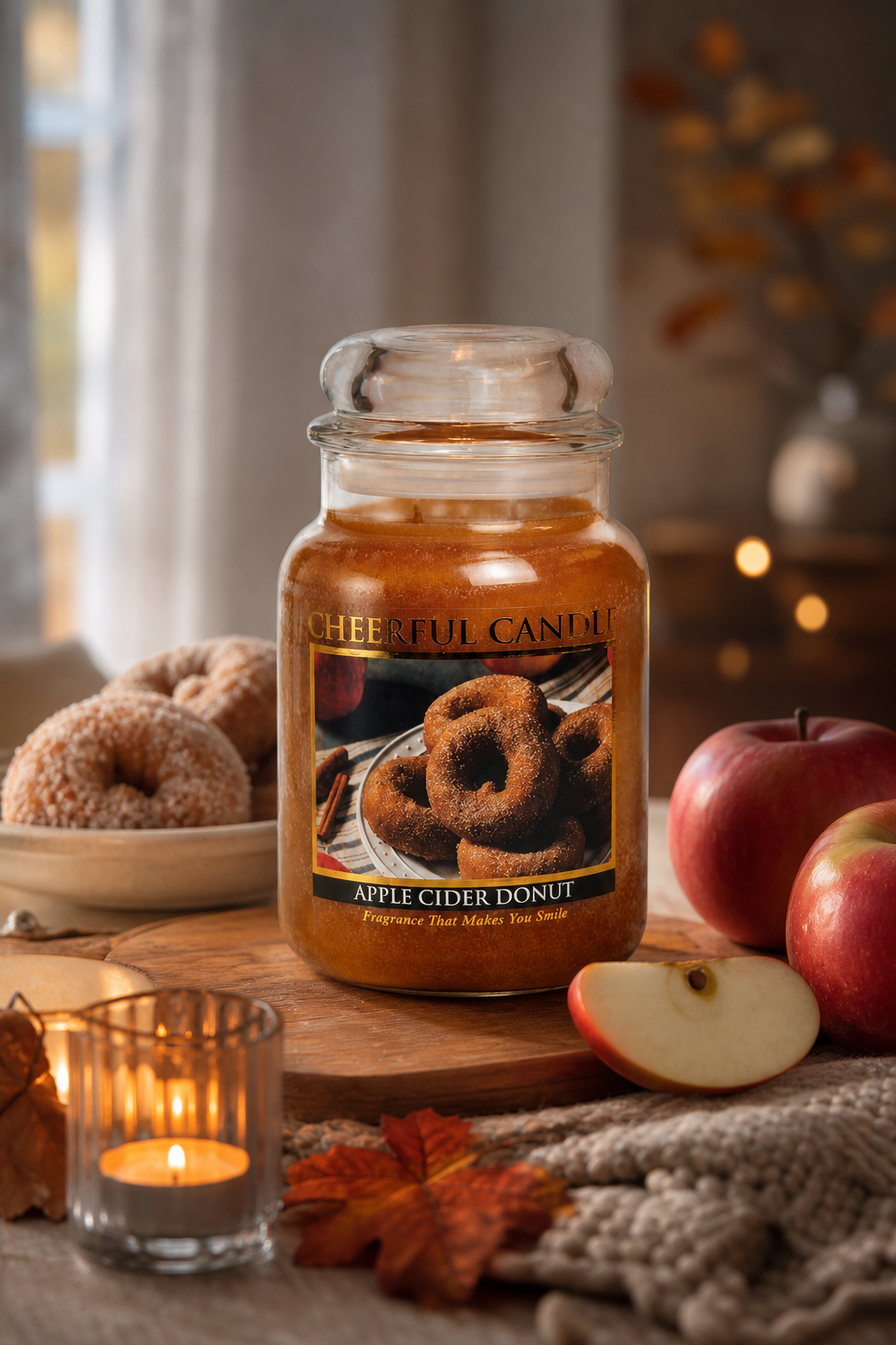 Apple Cider Donut 680g in einer stimmungsvollen Anwendungsszene