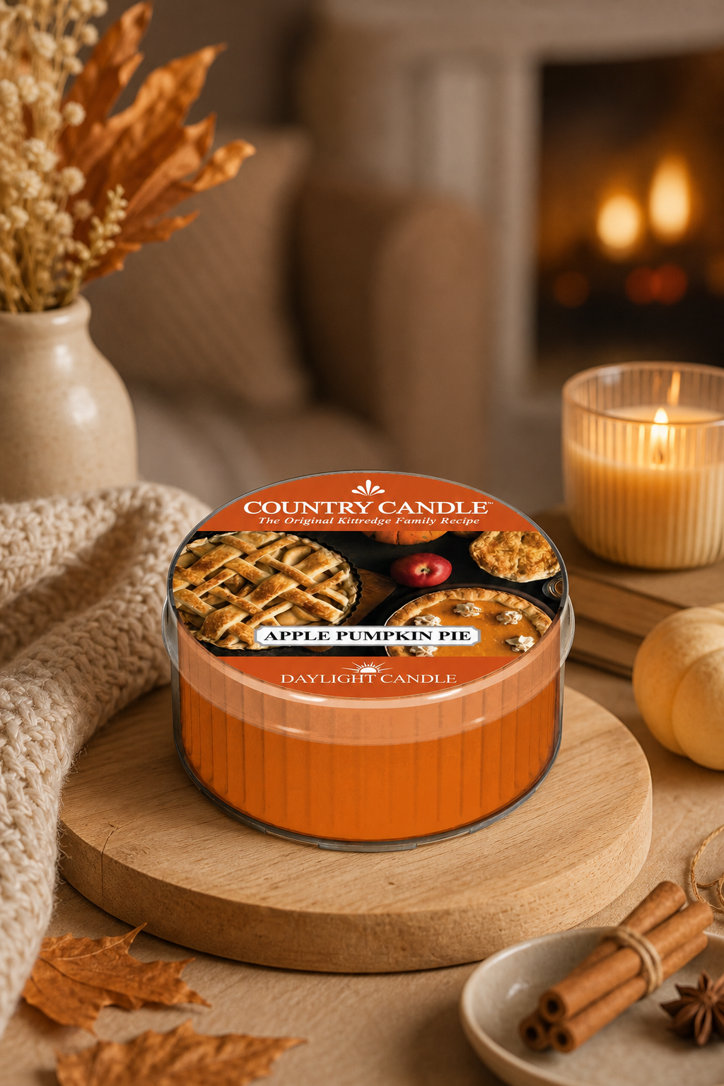Apple Pumpkin Pie Daylight 42g in einer stimmungsvollen Anwendungsszene