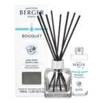 Maison Berger Diffuser mit schwarzen Duftstäbchen, Verpackung und Nachfüllflasche