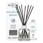 Maison Berger Diffuser mit schwarzen Duftstäbchen, Verpackung und Nachfüllflasche