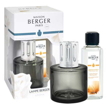 Maison Berger Lampe, Verpackung und Aroma Energy Nachfüllflasche