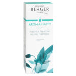 Aroma Happy Karton von Maison Berger Paris mit Blattillustration