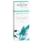 Aroma Happy Karton von Maison Berger Paris mit Blattillustration