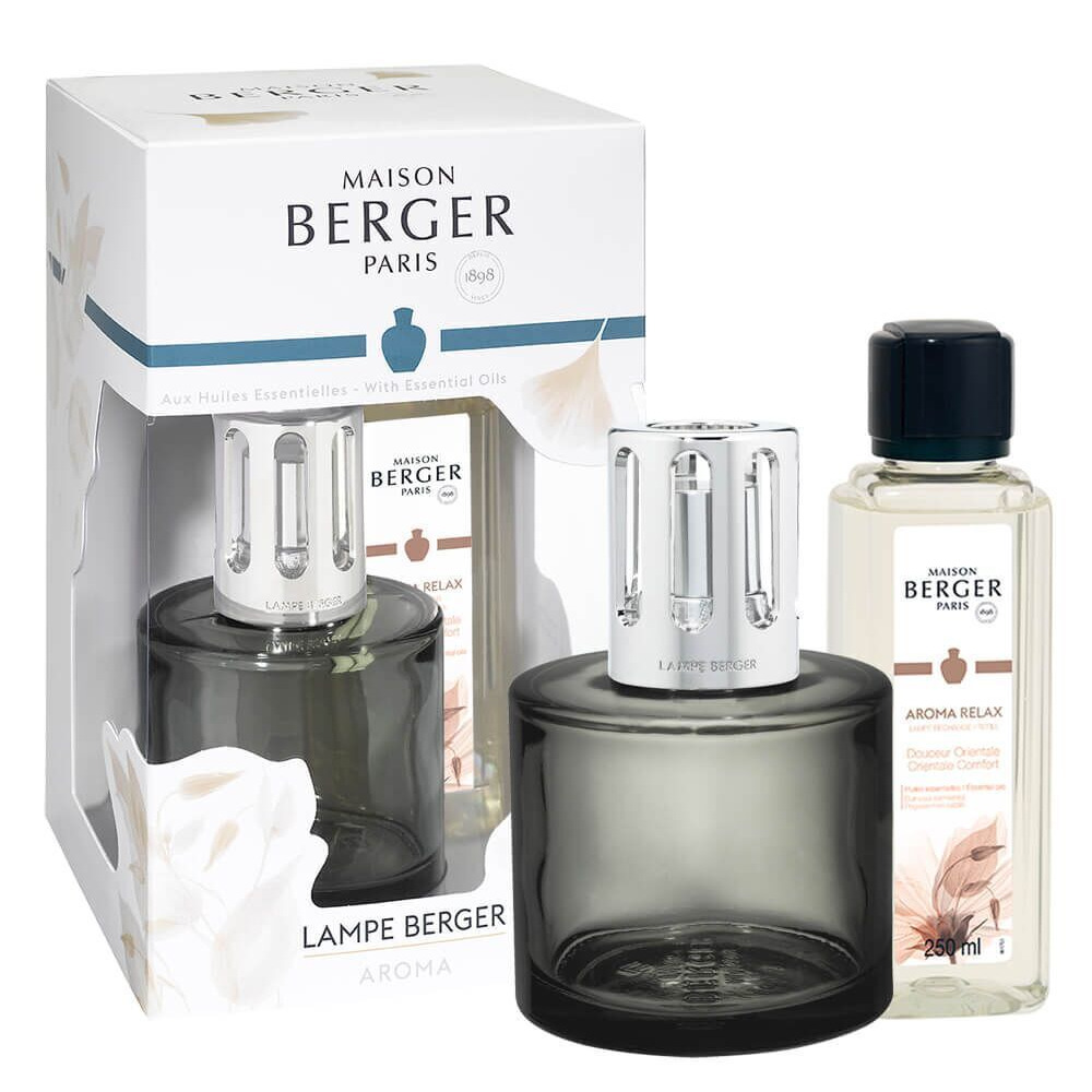 Aroma Relax Lampenset Maison Berger Aroma Relax Lampe, Verpackung und 250-ml-Flasche