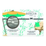 Verpackung des Autodiffusors mit Aufdruck Eau des Menthes und Water Mint