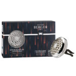 Verpacktes Maison Berger Paris Autoduft-Set mit rundem Diffusor