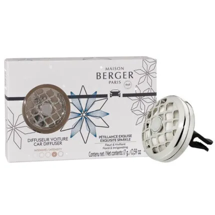 Verpackung und runder Autodiffusor von Maison Berger Paris