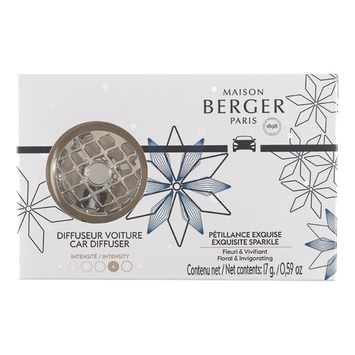 Frontansicht der Maison-Berger-Paris-Verpackung für einen Autodiffusor