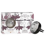 Verpacktes Maison Berger Paris Autoduft-Set mit rundem Clip