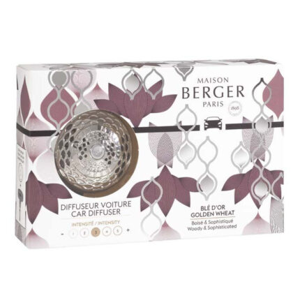 Verpacktes Maison Berger Paris Autoduft-Set mit sichtbarer Cliphalterung