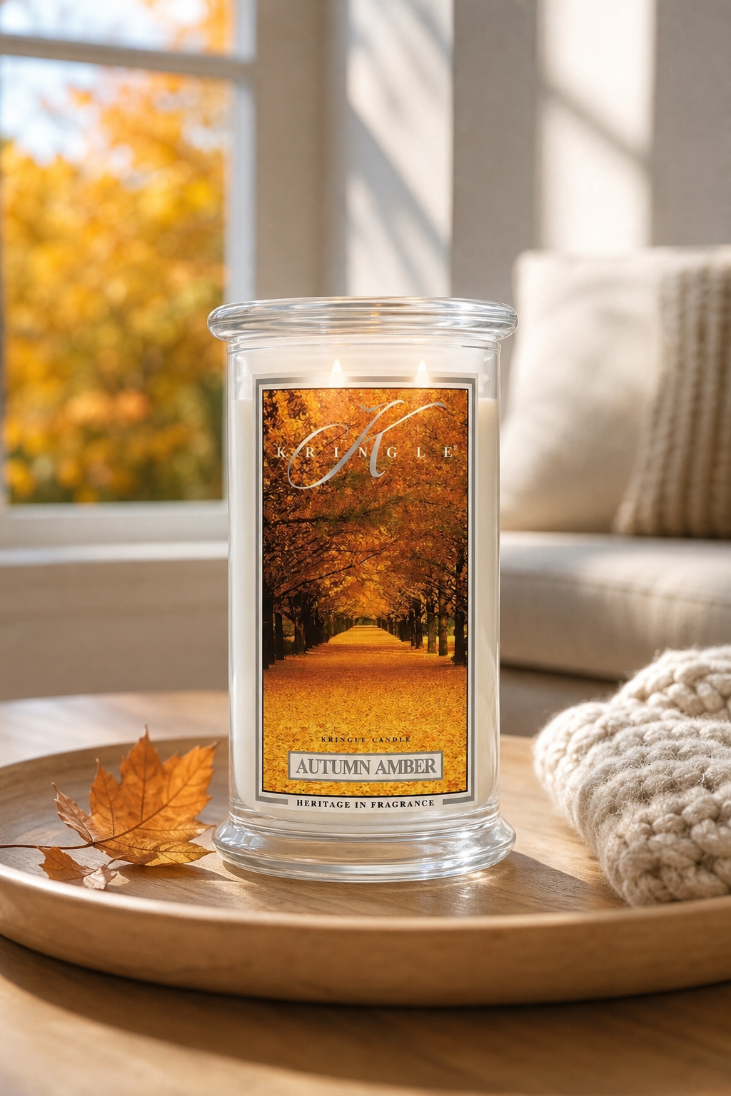 Autumn Amber 623g in einer stimmungsvollen Anwendungsszene